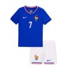 Maglia ufficiale Francia Griezmann 7 Casa Euro 2024 per Bambino